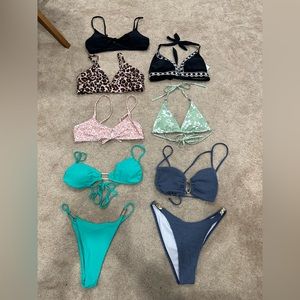 2 bikini sets and 5 bikini tops size medium